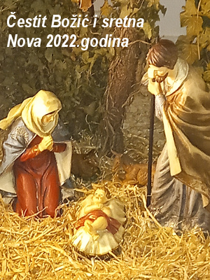 Čestit Božić i sretna Nova 2022. godina