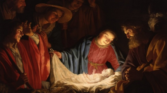 Gerard van Honthorst, Poklonstvo pastira (1622)