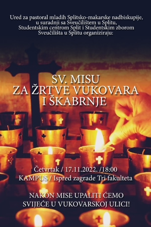 Sv. misa za žrtve Vukovara i Škabrnje