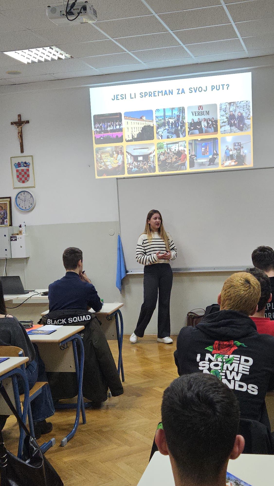 Studenti KBF-a u posjetu Nadbiskupijskoj klasičnoj gimnaziji „Don Frane ...
