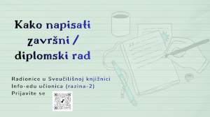 Kako napisati završni ili diplomski rad