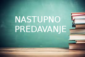 Nastupno predavanje